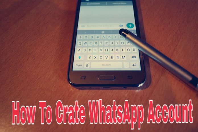 whatsapp account create