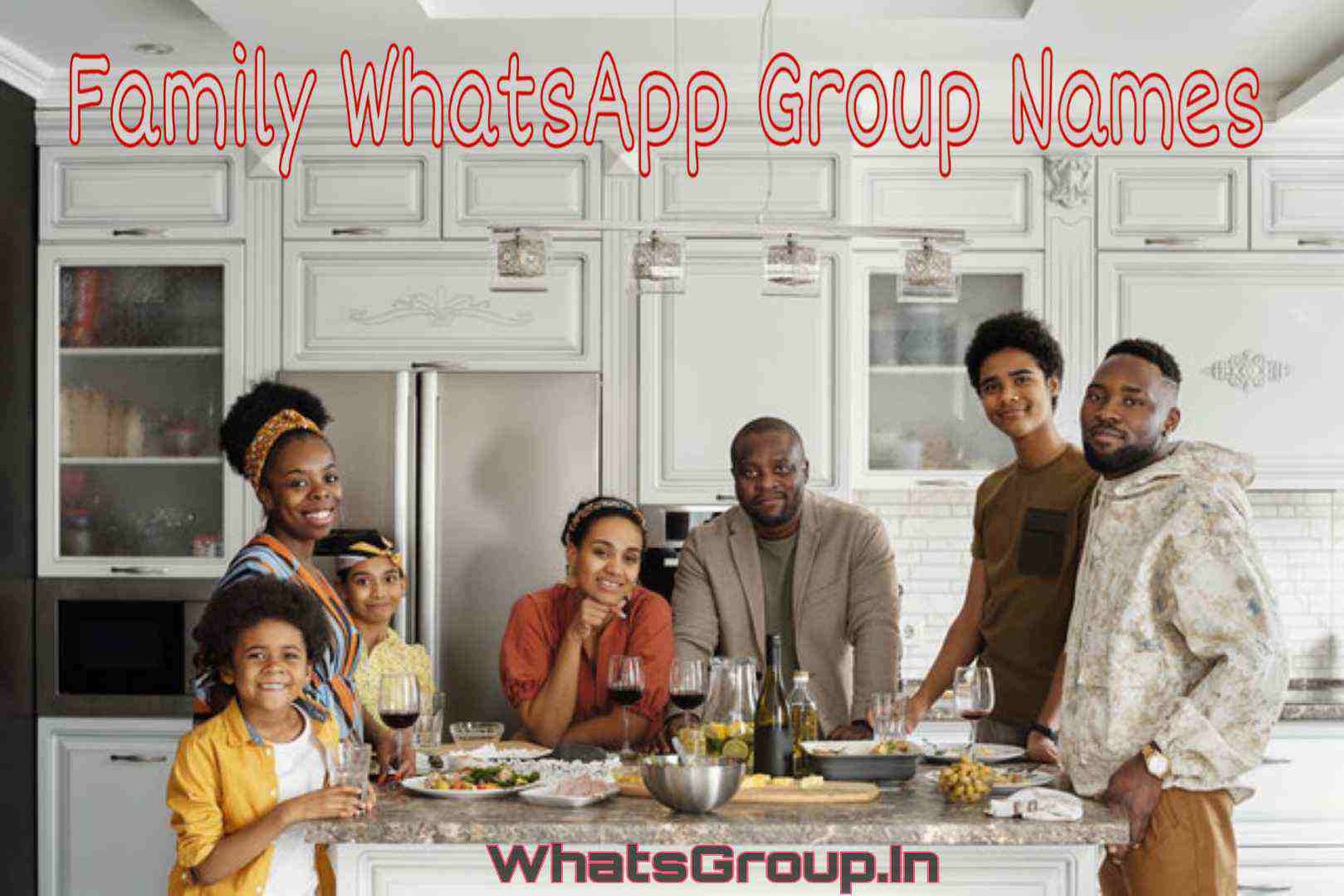 WhatsApp Group Names for Family